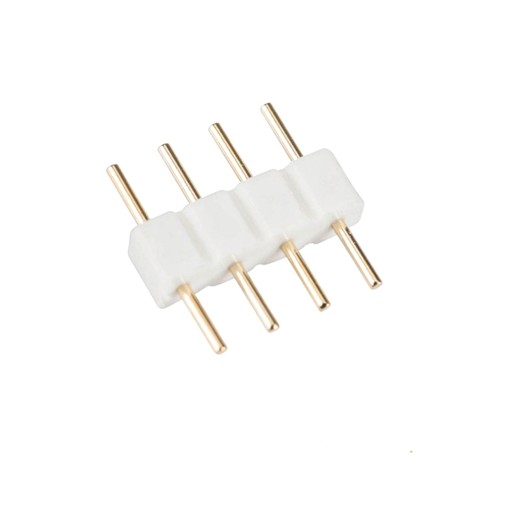 RGB LED páskový konektor, obojstranná 4-pinová zástrčka