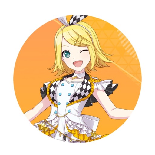 Vocaloid Kagamine Rin 58mm špendlík