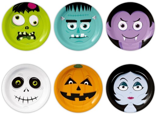 HALLOWEENSKÉ TANIERE MONSTER PUMPKIN GHOST VAMPIRE 6 ks