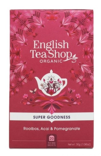 Anglický čaj Rooibos Acai bylinný čaj 20x1,5g