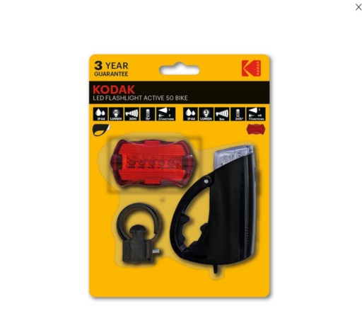 BATERKA SVETLO NA BICYKEL PREDNÉ ZADNÉ KODAK LED RIADITEĽKA