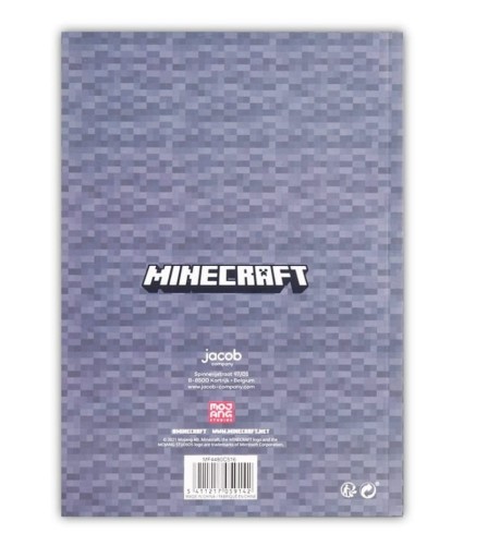 Minecraft Linkovaný zápisník A5 Jacob 96 listov