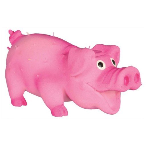 Trixie Latexové prasiatko s hrotmi 10cm maltézsky