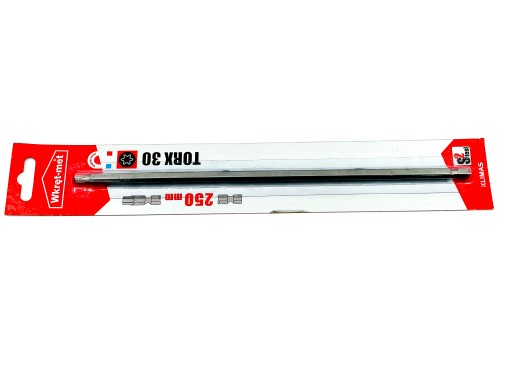 Bitový skrutkovač hrot TORX30 TX30 KLIMAS 250mm