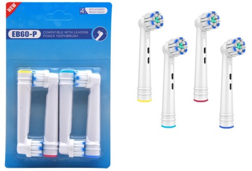 Hlavice zubnej kefky Oral-B Braun EB60-P 4 ks