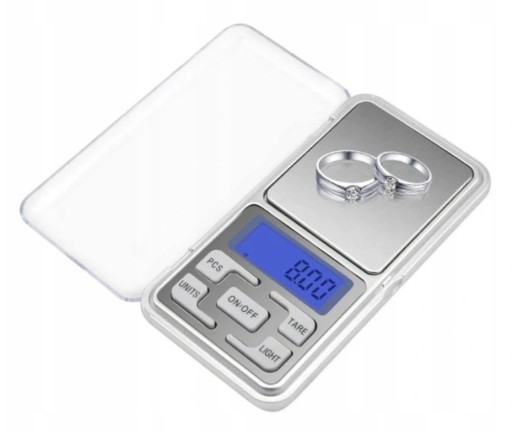VÁHA ELEKTRONICKÝCH ŠPERKOV 500G/0,1 + BATÉRIE