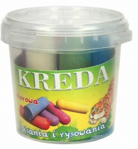 Farebná chodníková krieda JUMBO 7 kusov Mar-Bor