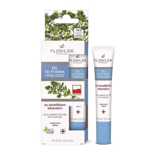 Floslek Očný gél 15ml svetlík