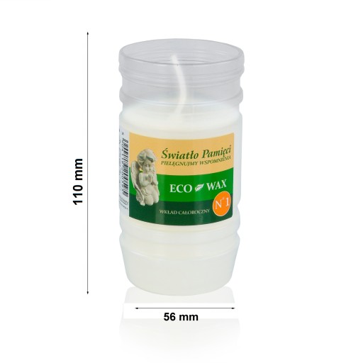 Vložka do sviečky parafínová na 2 dni ECO 11 cm 1 ks