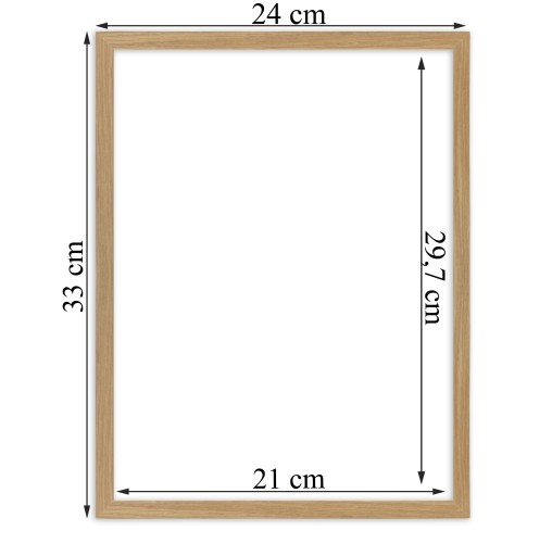 Fotorámik A4 21x29,7 Dub Italia svetlý