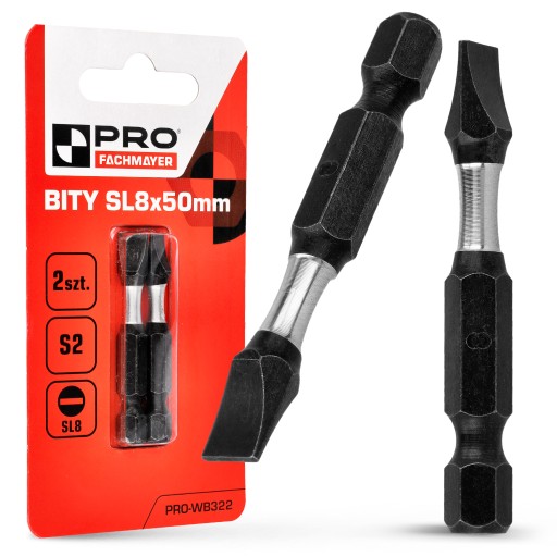 NÁRAZOVÉ HROTY NÁRAZOVÝ BIT SILNÝ SKRUTKOVACÍ BIT SL8 50 MM