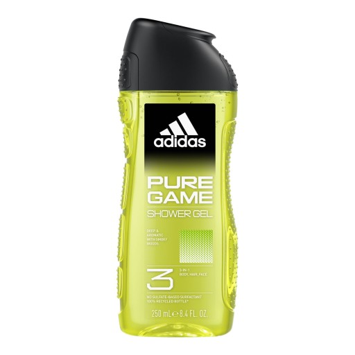 Adidas Pure Game sprchový gél 3v1 pánsky 250 ml