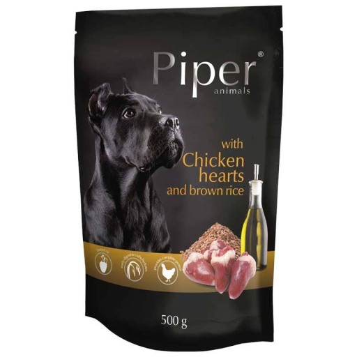 Piper Animals s kuracími srdiečkami a ryžou 500g