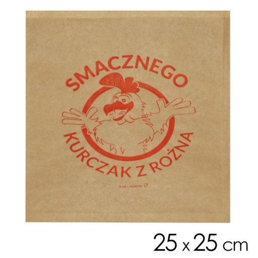 Rotisserie vrecúška na kuracie mäso 25x25cm - 100 ks.