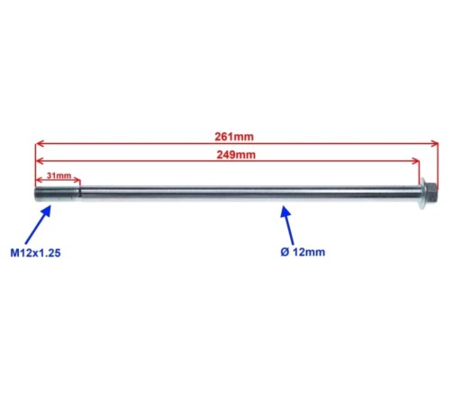 Kolobežka LONGJIA QT-4 SHARPY 50 2T Kingway Zipp os Kolesá os predná 12 x 249 mm