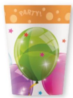 Plastový hrnček BALOONS Birthday Party 250ml