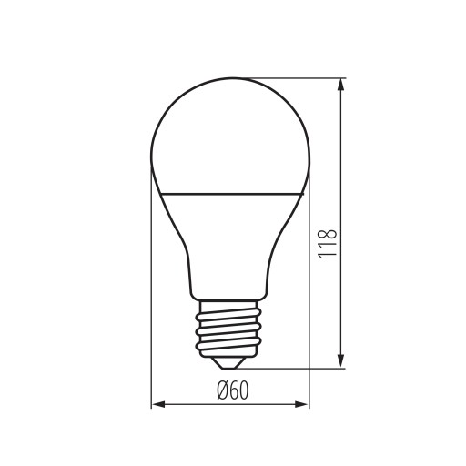 9W E27 RGB CCT WiFI Tuya Kanlux SMART LED žiarovka