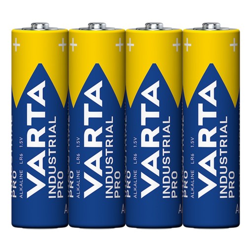 VARTA Industrial Pro Ultra výkonné alkalické batérie LR06 AA 1,5V sada 4 kusov
