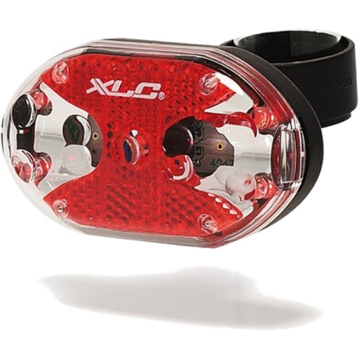 Zadné svetlo na sedlovku XLC THEBE 5X LED napájané z batérie