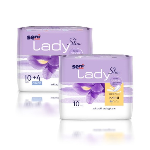 Seni Lady Slim Mini urologické vložky 10 kusov