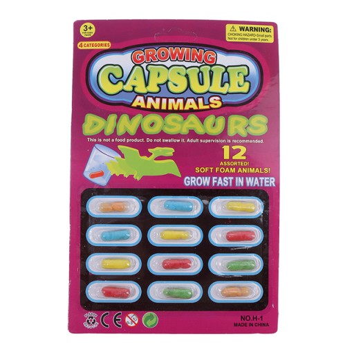 MAGICKÉ KAPSULKY RASTÚCE VO VODE DINOSAURY 12 KS
