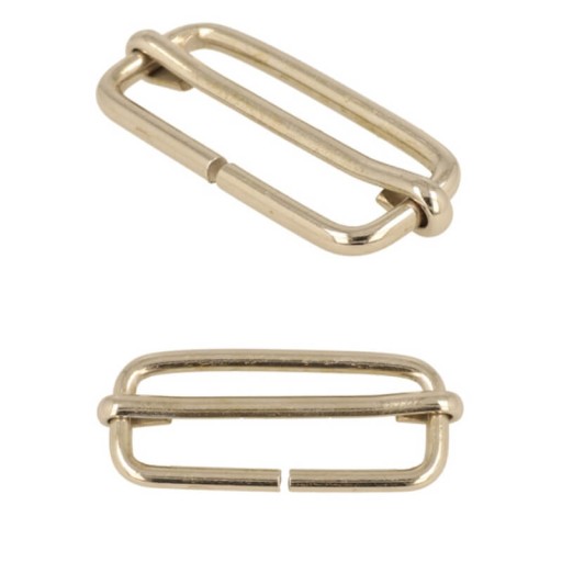 Kovový regulátor 50x18x4 mm kožená galantéria 5 ks