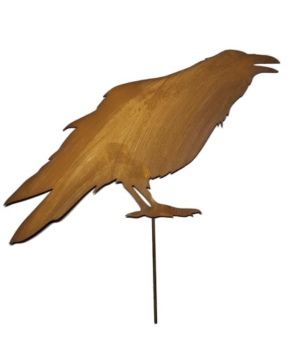 Bird Bird Raven 4 A-board Dekorácia Záhradná dekorácia Corten Effect