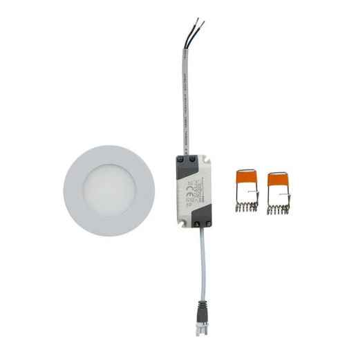 V-TAC Premium Downlight LED panel 3W okrúhly fi84 VT-307 4000K 130lm