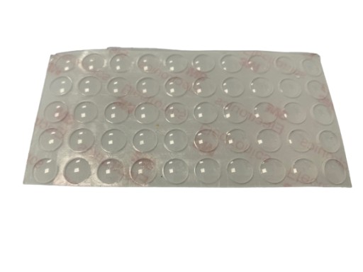 Tlmič nárazov silikónový 8 x 2 mm 50 ks