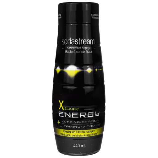 SODASTREAM XTREME ENERGY SIRUP 440 ML KONCENTRÁT ŠŤAVY NA NASÝTENIE VODY