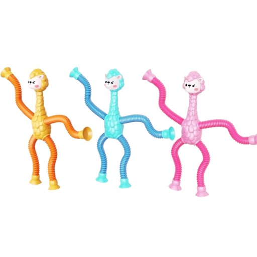 NAPÁJACIE SENZORY ANTISTRESOVÉ FIDGET PRÍSAVKY POP LED TRUBKY