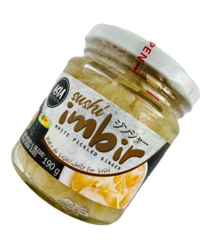 Marinovaný biely zázvor na sushi 190g Asia Kitchen