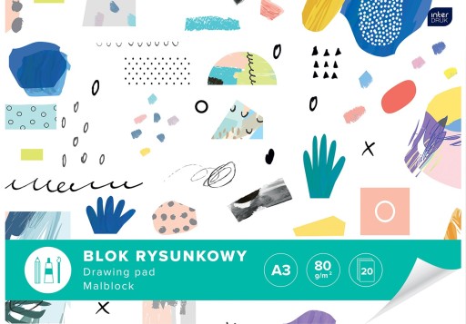 BLOK NA KRESLENIE, BIELY A3, 20 VEĽKÝCH LISTOV