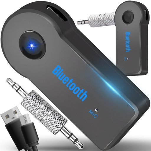 PRIJÍMAČ ZVUKU ADAPTÉR BLUETOOTH AUX MINIJACK