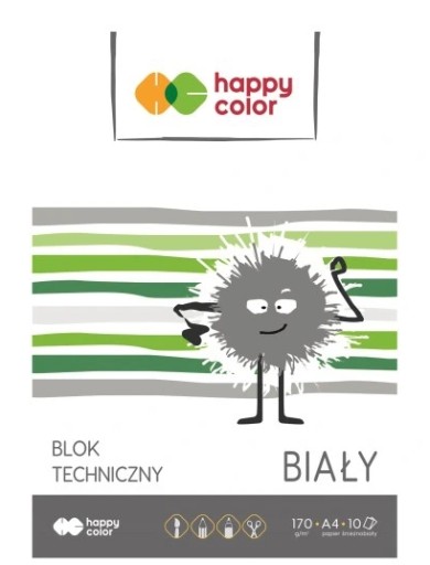 Technická podložka A4, biela, 10 listov