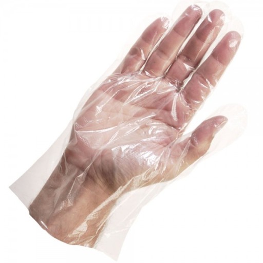 RUKAVICE RUKAVICE JEDNORAZOVÉ RUKAVICE z HDPE FÓLIE veľkosť L 100 KS Sarantis