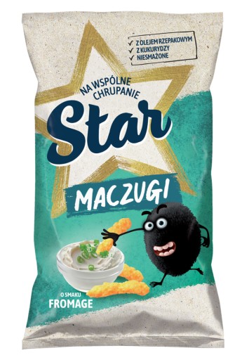 Kukuričné nátierky STAR Maczugi s príchuťou syra Fromage s bylinkami 80G