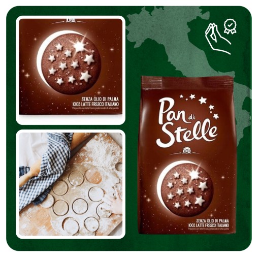Pan di Stelle talianske kakaové sušienky 350 g