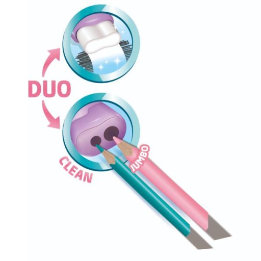 Orezávatko Maped Connect Pastel s gumou, 2 otvory