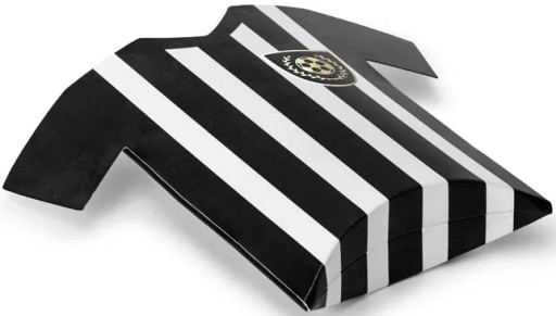 Boxy pre hostí FUTBALOVÉ DRESY Futbal na sladkosti 6 ks