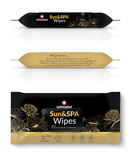 Opharm Sun&Spa vlhčené obrúsky 32 ks.