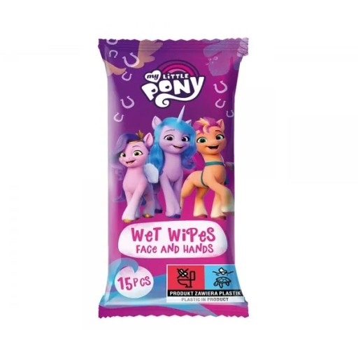 My Little Pony vlhčené obrúsky 15 ks.