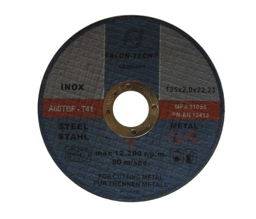 FALON-TECH INOX KOVOVÉ REZNÉ KOTOUČE 125X2,0