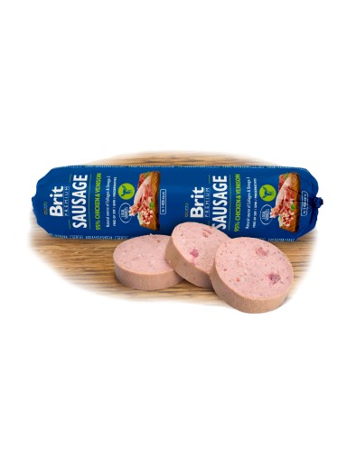 Brit Sausage Meat Bar mokré krmivo pre dospelých psov 800g