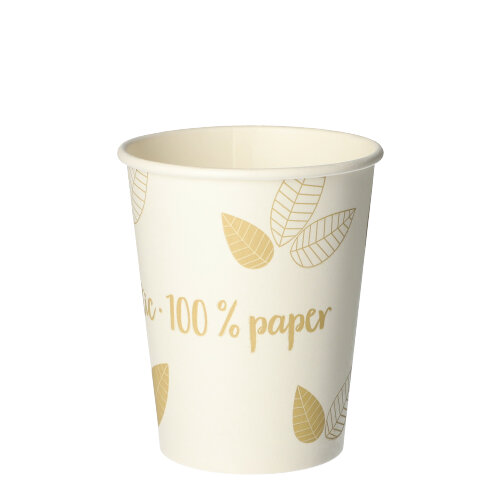 Ekologické papierové poháre ZERO % PLASTIC 250 ml 50 ks (bez poplatkov za SUP)