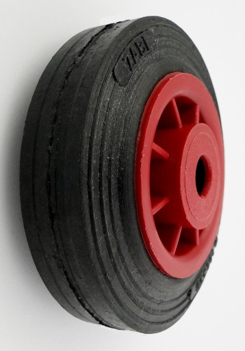 10T Plastové a gumené koliesko, priemer 100 mm, priemer 12 mm