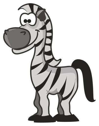 NÁLEP NA OKNO SKLENENÉ ZRKADLO ZEBRA ZOO