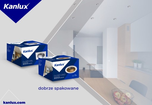 Kanlux GLOZO DSO W/B stropné očko, okrúhle, biele