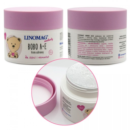 LINOMAG BOBO A+E OCHRANNÝ KRÉM pre bábätká 50ml