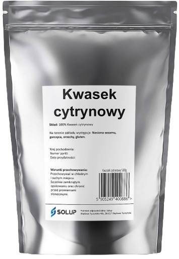 CITRIC CITRIC CID PURE E330 potravinárskej kvality